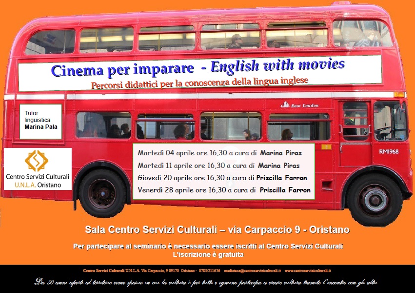 CINEMA PER IMPARARE – English with movies