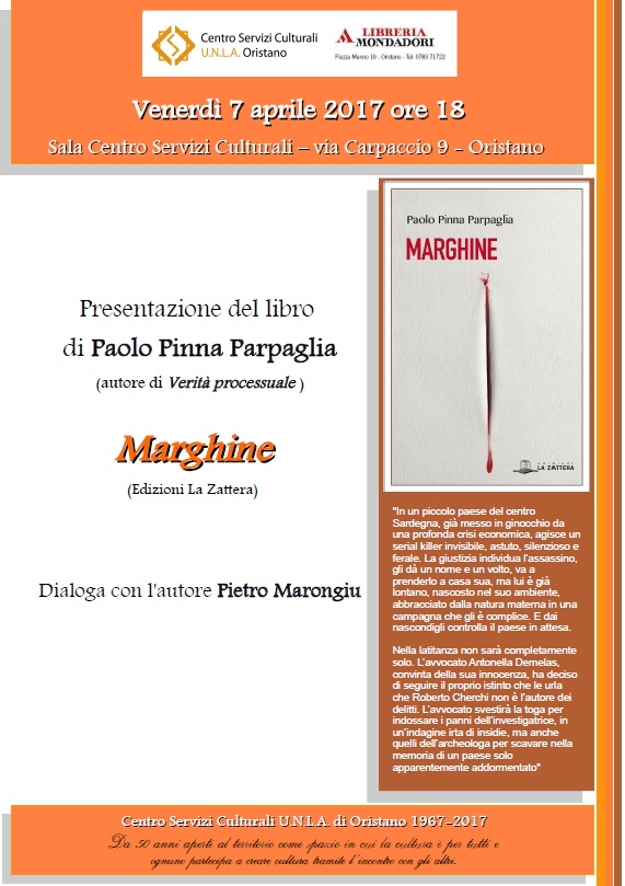 Locandina presentazione libro Marghine