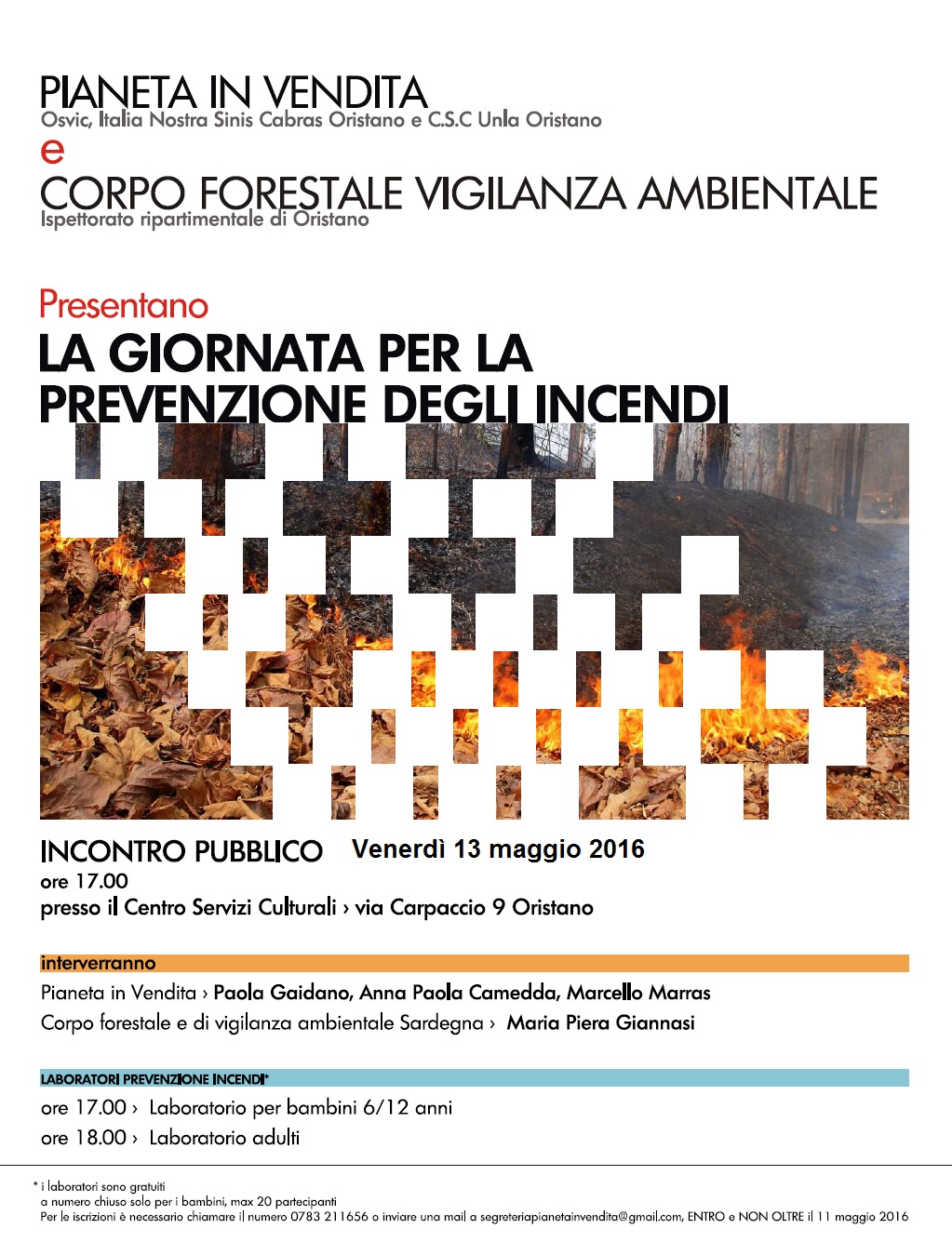 LA GIORNATA PER LA PREVENZIONE DEGLI INCENDI