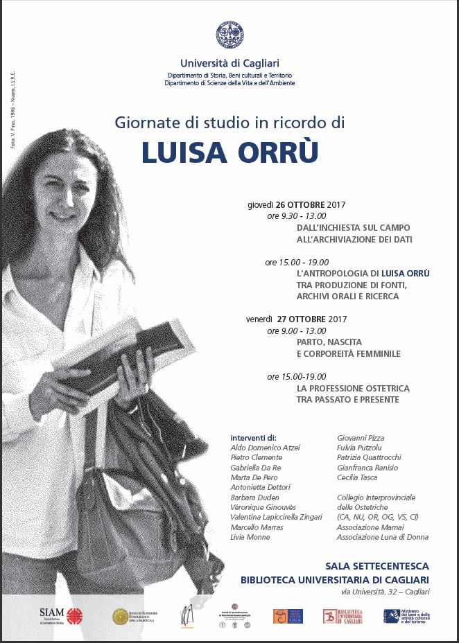 Giornate di studio in ricordo di Luisa Orrù