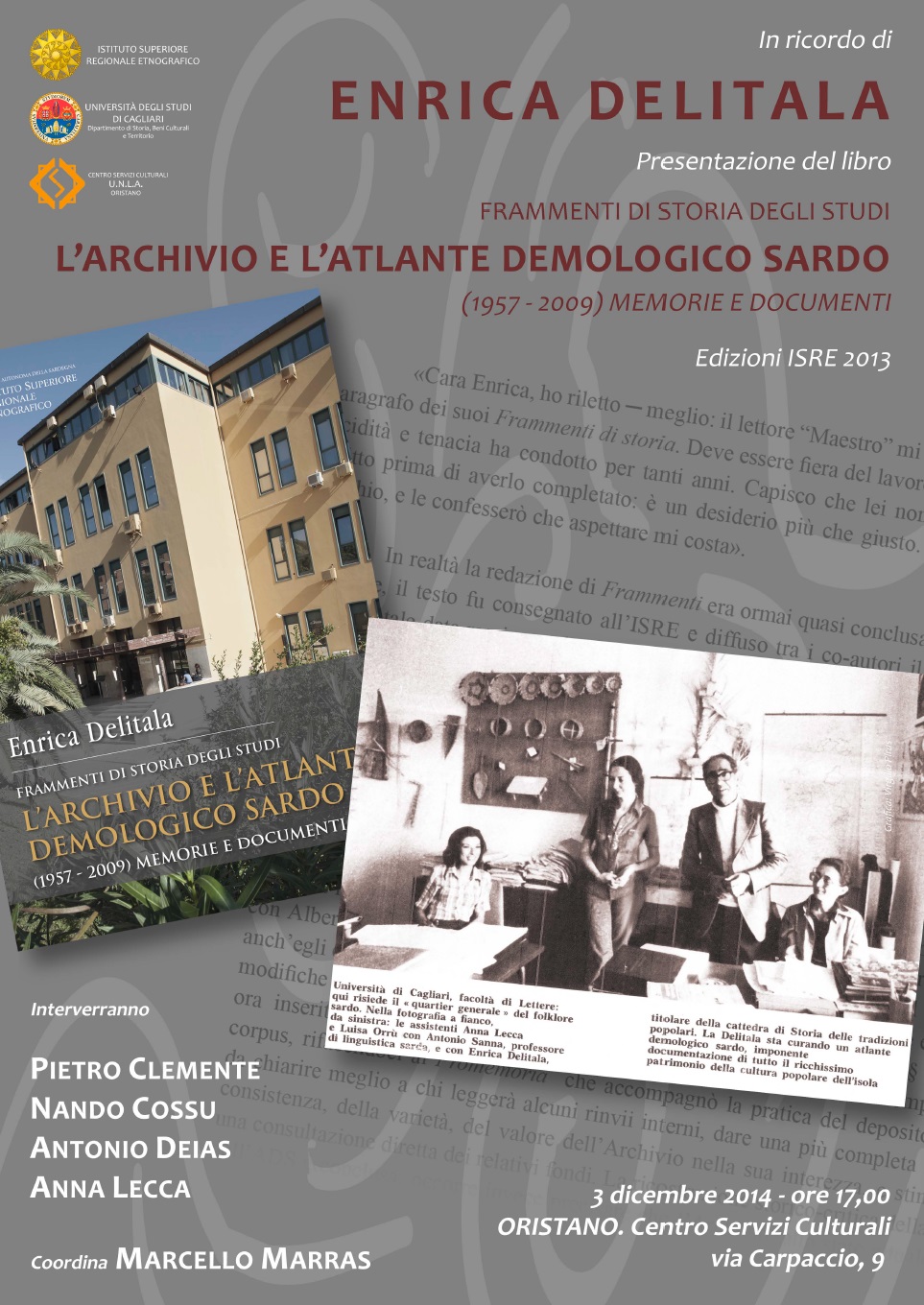 L'ARCHIVIO E L'ATLANTE DEMOLOGICO SARDO