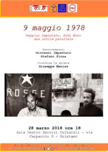 "9 maggio 1978: Peppino Impastato, Aldo Moro due storie parallele" 