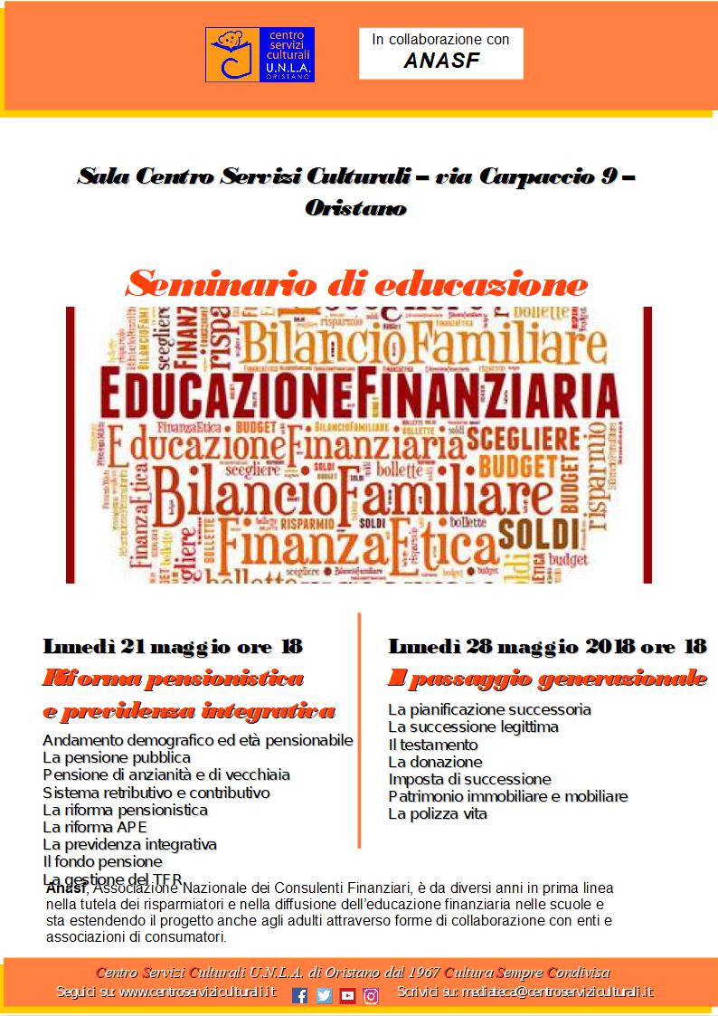 Seminario di educazione finanziaria