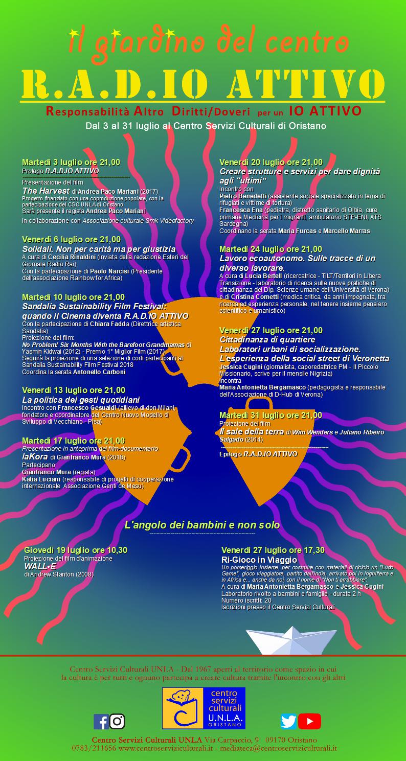 Giardino del Centro 2018 PROGRAMMA