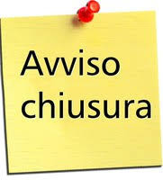 Avviso chiusura