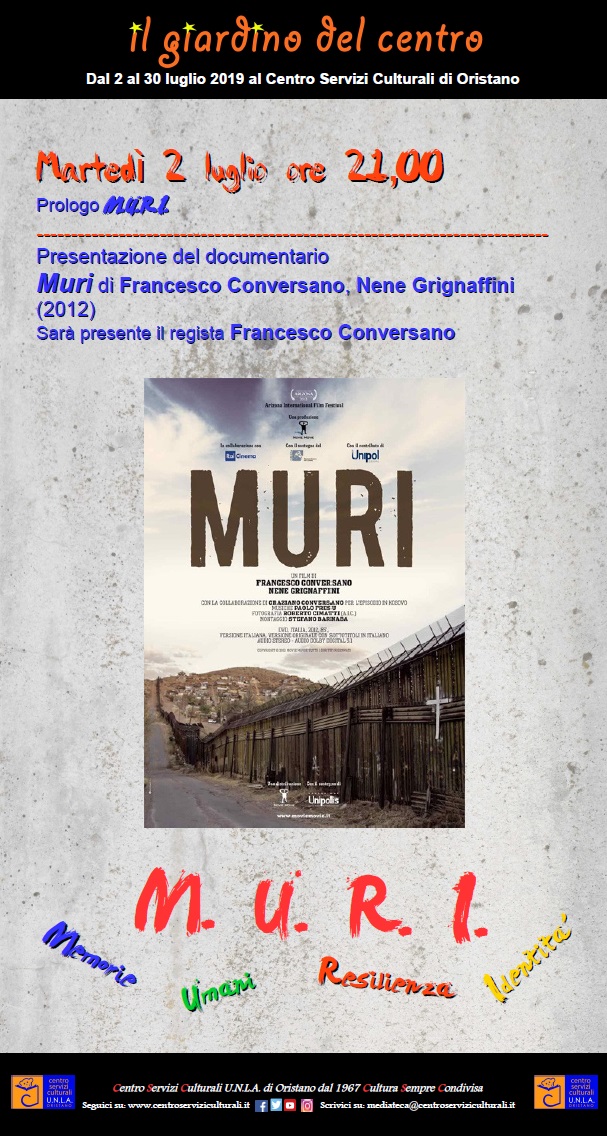 Presentazione del documentario Muri